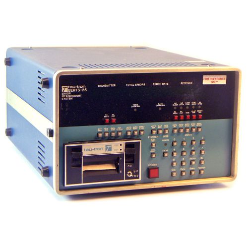 Tau-Tron Error Measurement System General Signal Unit Berts-25