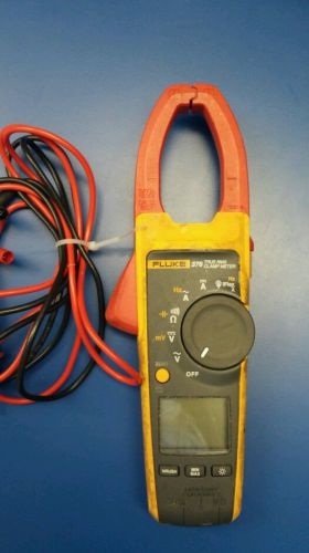 Fluke 376 True-rms AC/DC Clamp Meter with leads