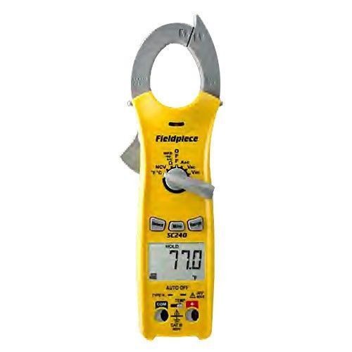 Sc240 - fieldpiece compact clamp meter with temperature for sale