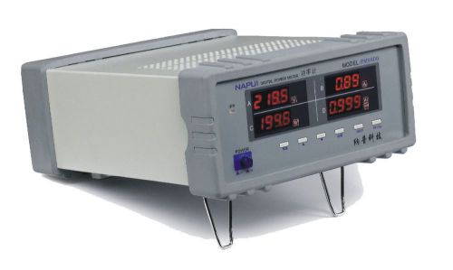 Bench trms voltage current power factor &amp; power meter analyzer test alarm pm9801 for sale
