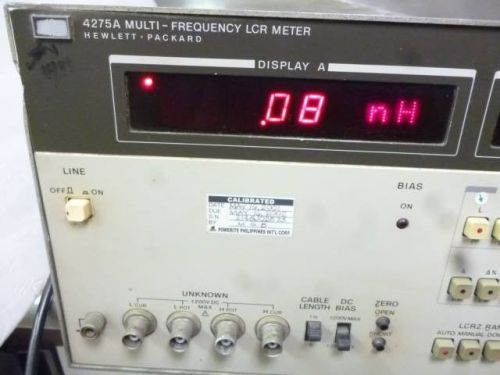 HP/Agilent 4275A Multi-Frequency LCR Meter L638