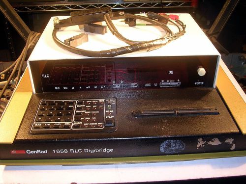 General radio 1658 rlc digibridge with adaptor and cables for sale