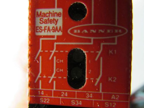 Banner ES-FA-9AA Safety Stop Module 60131 24V DC