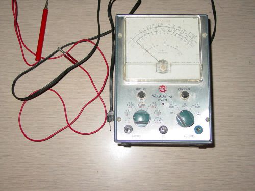RCA VoltOhmyst WV-77E VTVM Vacuum Tube Voltmeter -  vintage meter