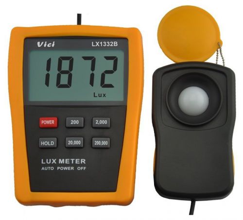 Professional LX1332B Accurate 4 range 200,000 Lux  Light Meter Tester Luxmeter