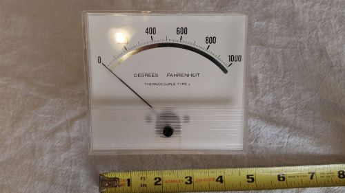 Antique dixson panel meter thermocouple type j meter temperature 1000° steampunk for sale