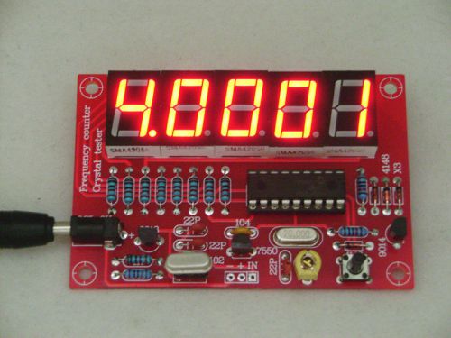 1Hz-50MHz Crystal Oscillator Frequency Counter Meter Digital LED DIY Kits