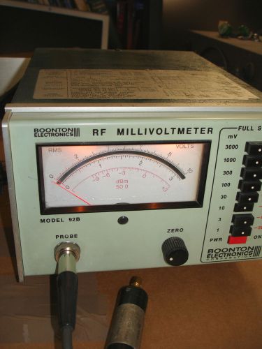 Boonton model 92B RF Millivoltmeter power meter for ham radio