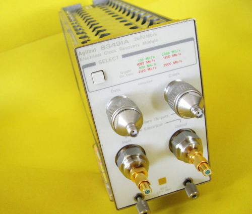 Agilent HP 83491A Electrical Clock Recovery Module