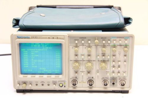 Tektronix 2430 150mhz digital oscilloscope (b010822) for sale