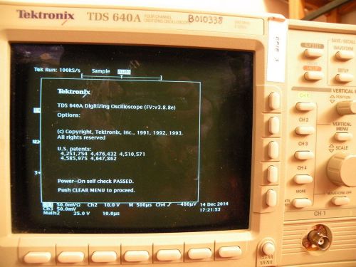 Tektronix tds 640a 500mhz 2gs/s for sale