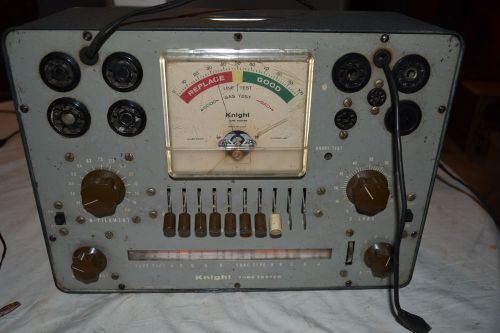 Vintage Knight Allied Radio Tube Tester Ham Radio TV Amp