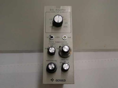 Gould 13-4615-105141  DC Amplifier plug-in. 25 mV to 5 V full scale,