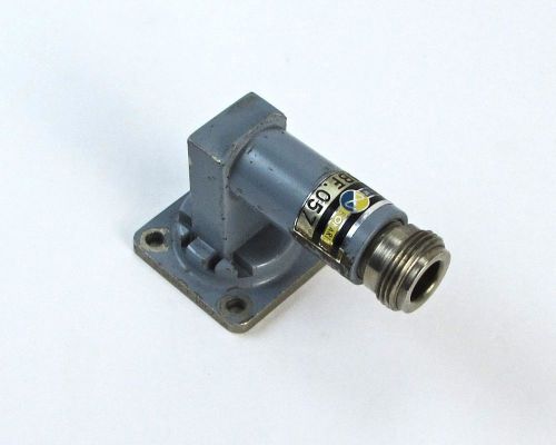 Demornay bonardi dbf-057 waveguide to type-n adapter - wr-62, 12.4-18 ghz for sale