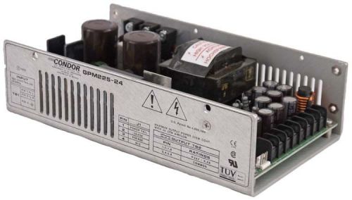 Condor gpm225-24 225w 24vdc 9.4a open frame linear switching dc power supply for sale