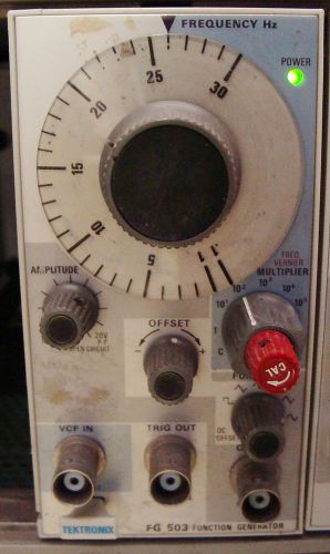 Tektronix fg 503 3 mhz  function generator! fg503 !  calibrated ! for sale