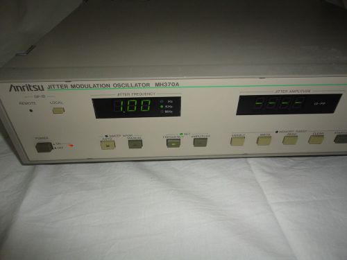 Anritsu MH370A Jitter Modulation Oscillator Vintage Telecom Equipment