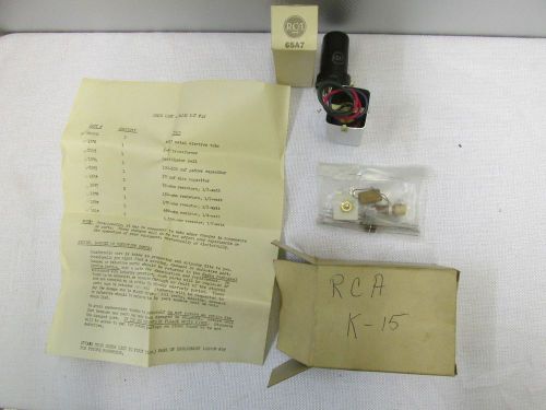 NOS Vintage RCA Radio Kit #15 K-15 w/ 6SA7 Tube Parts List Instructions RK=1502