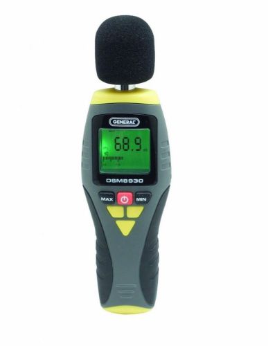 General Tools Digital Sound Level Meter 100 Hz To 8.3 Khz DSM8930 NEW