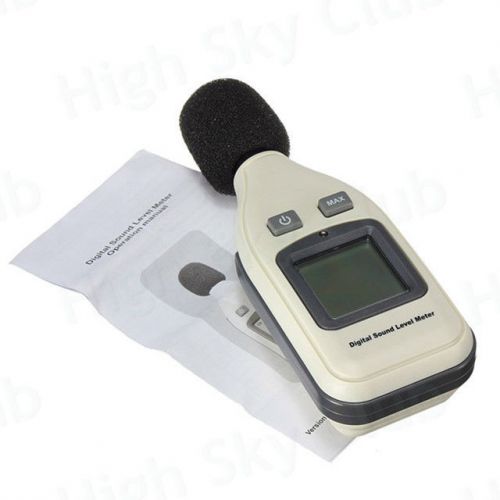30-130db digital sound level meter decibel logger lcd sound pressure tester for sale