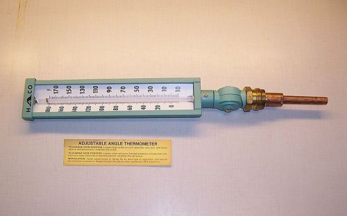 HACO 9VU35 10-0-180F Adjustable Angle Thermometer, part No. 08561
