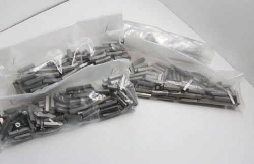 1/4&#034; Hex Stainless Steel Standoffs F/F 1&#034; long 4-40 Thread 100 pc Lot