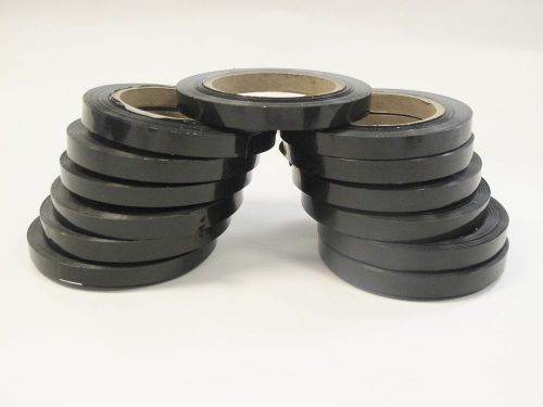 13 Rolls of Black PVC Tape- 1/2 Inch X 200 Yards- 13 Rolls/Case Total