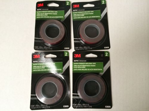 4 rolls new 3m auto/advanced super strength molding tape for sale