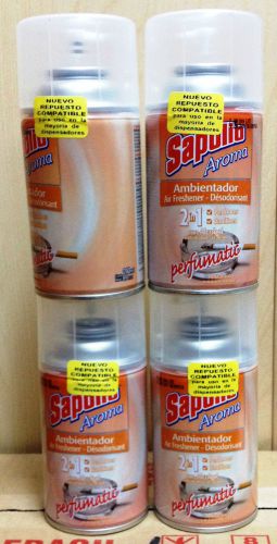NEW SAPOLIO Fragrance Dispenser Refills, ANTITOBACCO, 8.1 oz,(4 Cans)