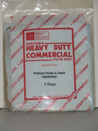 Pullman, Porter, and Hawk Heavy Duty Commercial Filter Bags (SQUARETOP) 5 /PKG