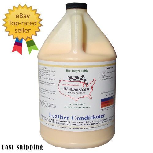 Premium Leather Conditioner &amp; Protector - UV Protectant -  1 Gal