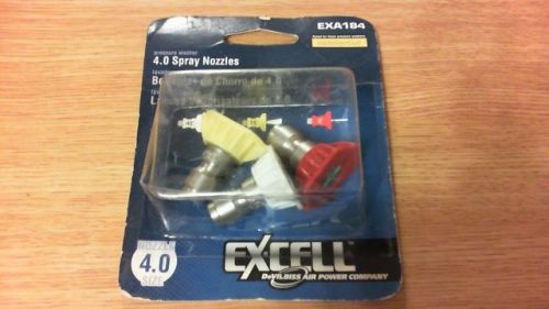 Ex-cell - ( 3 pack pressure washer nozzles size 4.0 commercial new unused ) for sale
