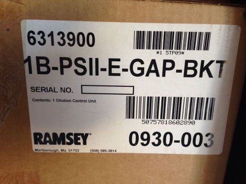 New RAMSEY Dilution Portion Control Dispensing Unit 6313900 IB-PSII-E-GAP-BKT
