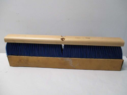 NEW OSBORN 81022 BLUE 24IN ECONOMY COARSE SWEEP BROOM 3IN TRIM SYNTHETIC D407925