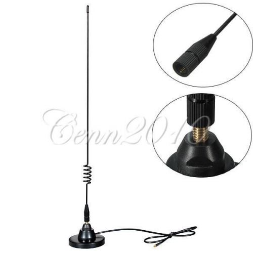 Stainless steel mangnetic base with 477mhz 4.5db uhf cb whip auto car antenna for sale