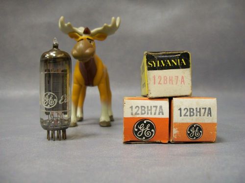 12bh7a vacuum tubes  lot of 3  ge / sylvania for sale