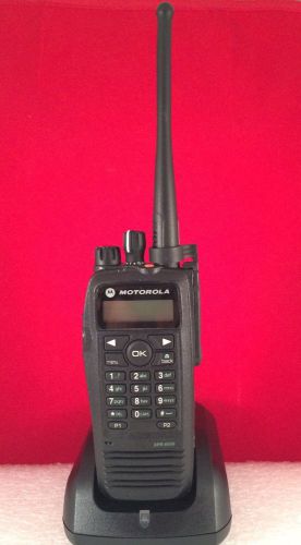 Motorola xpr6550 uhf radio with impres charger for sale