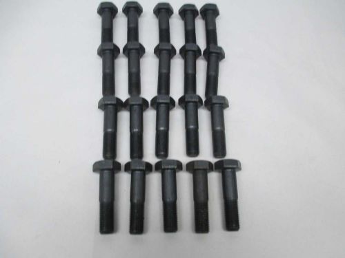 Lot 20 new a325 3/4in thread 3-7/16in total length industrial bolt d378946 for sale