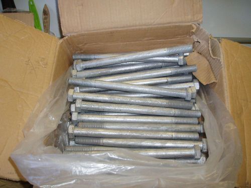 Galvanized hex head bolts 5/8&#034;-11x9&#034;  35-each  &#034;new&#034; for sale