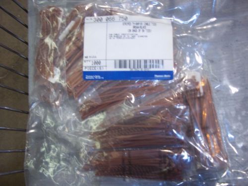 T&amp;b id ty-wrap  cable ziptie 3-3/8&#034; long - brown w/ black stripes - bag of 1000! for sale