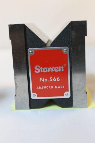 STARRETT NO. 566 DUAL-VEE MAGNETIC V-BLOCK