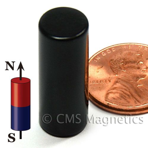 Neodymium Disk Magnets N42 Dia 3/8&#034; x 1&#034; NdFeB Rare Eart Magnets EPOXY Lot 100
