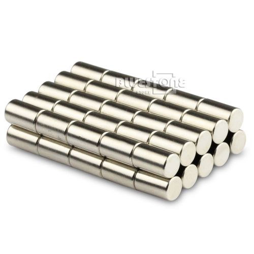 Lot 50x strong mini round n50 bar cylinder magnets 6 * 10mm neodymium rare earth for sale