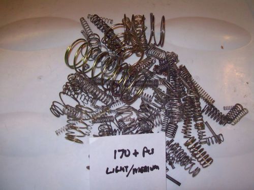 Compression spring lot 170+ pcs. light/medium load for sale