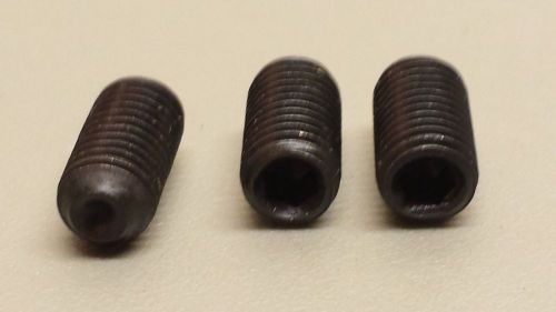1/4-28 x 1/2 Socket Set Screw Cup Point Black Oxide Alloy-SSCF14-12