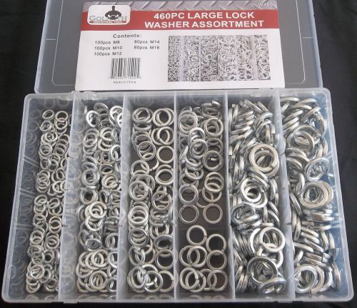 460pc goliath industrial lock washer assortment llw460 nut bolt hardware for sale