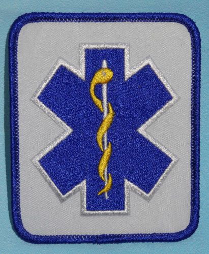 Paramedic patch star of life shoulder jacket patch emt ems technician emt tech for sale