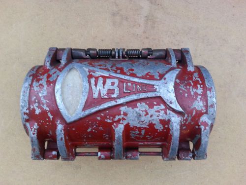 Vintage WB Line Fire Hose Clamp Coupler Fireman Firefighter Collectibl Steampunk