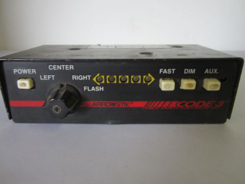 CODE 3 ARROWSTIK Switch Control Head w/ Fast, Dim, Aux Buttons -PN7410