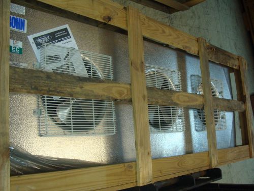 New 3 fan cnter mount walk in freezer evaporator 13,000 btu&#039;s ec motors 404a for sale